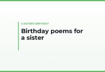 Heartfelt birthday poems for a sister — short verses for the card, for an older or a younger sister, for the years you live far apart, and longer ones to read out loud